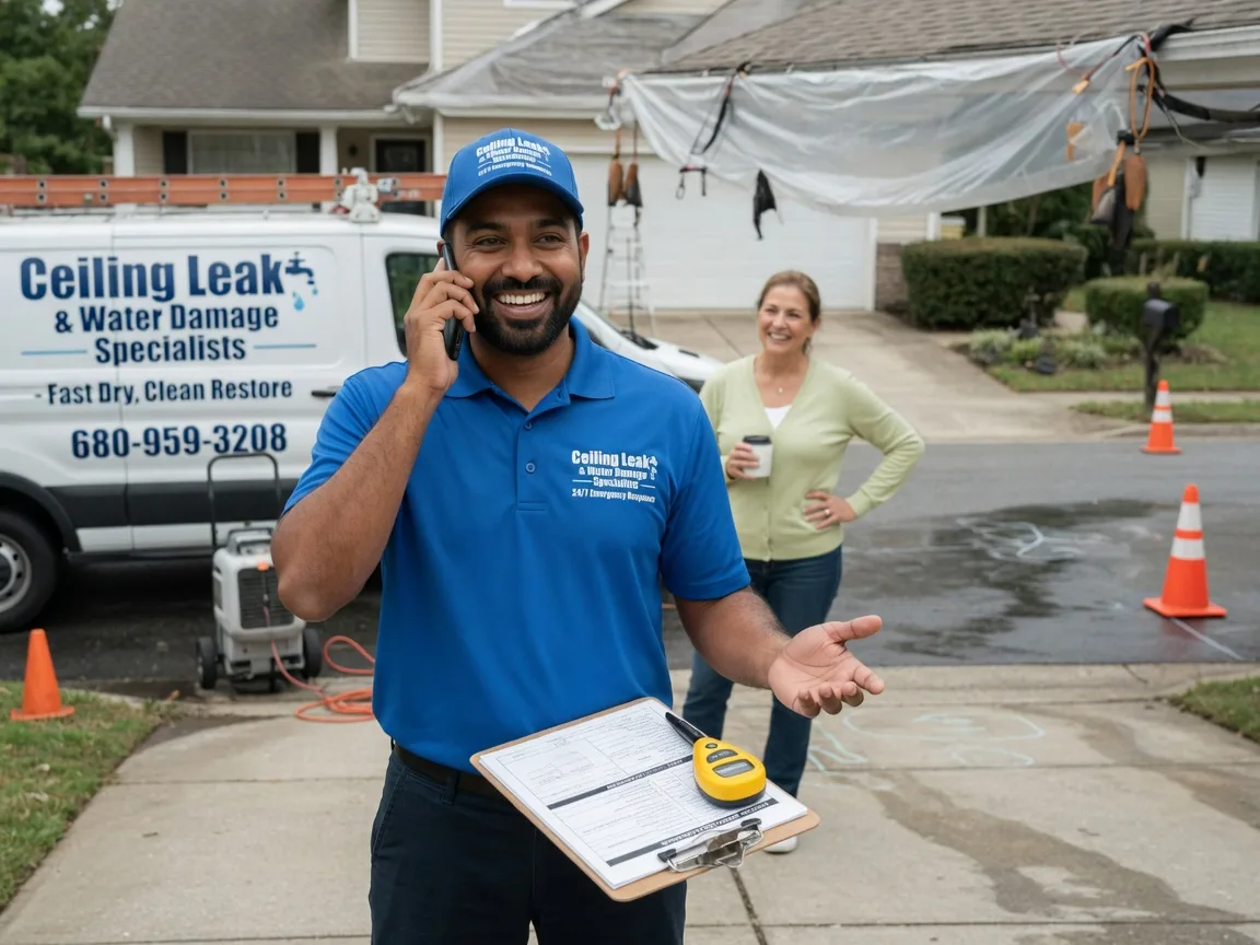 Ceiling Leak Cleanup Wellington, NV FAQs